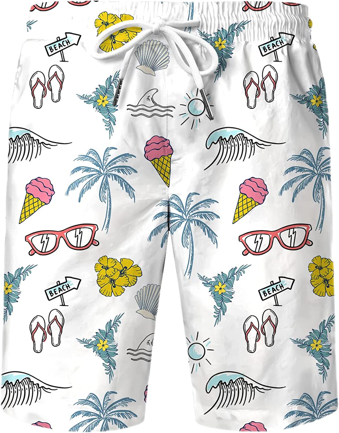 DOOPCCOR Hawaiian Shirt for Men Flower Casual Button Down Short Sleeve Hawaiian Shirt Suits