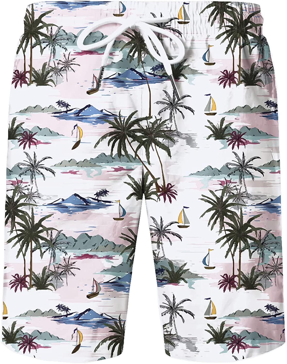 DOOPCCOR Hawaiian Shirt for Men Flower Casual Button Down Short Sleeve Hawaiian Shirt Suits