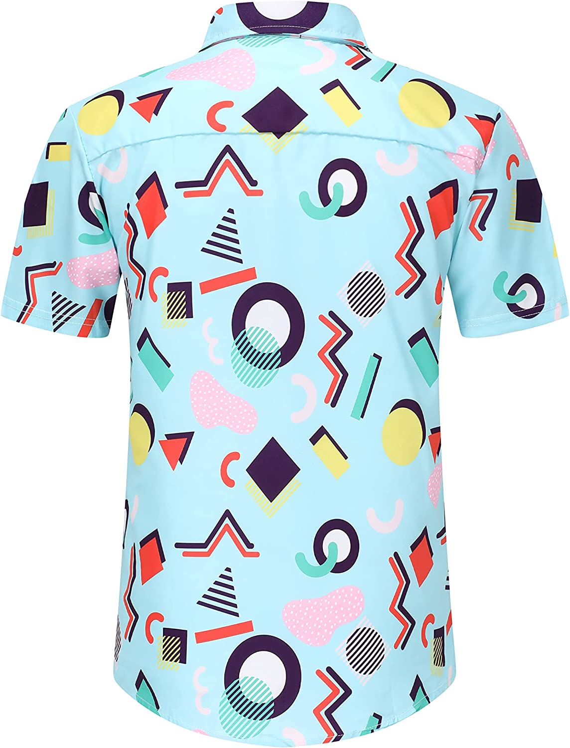 DOOPCCOR Hawaiian Shirt for Men Flower Casual Button Down Short Sleeve Hawaiian Shirt Suits