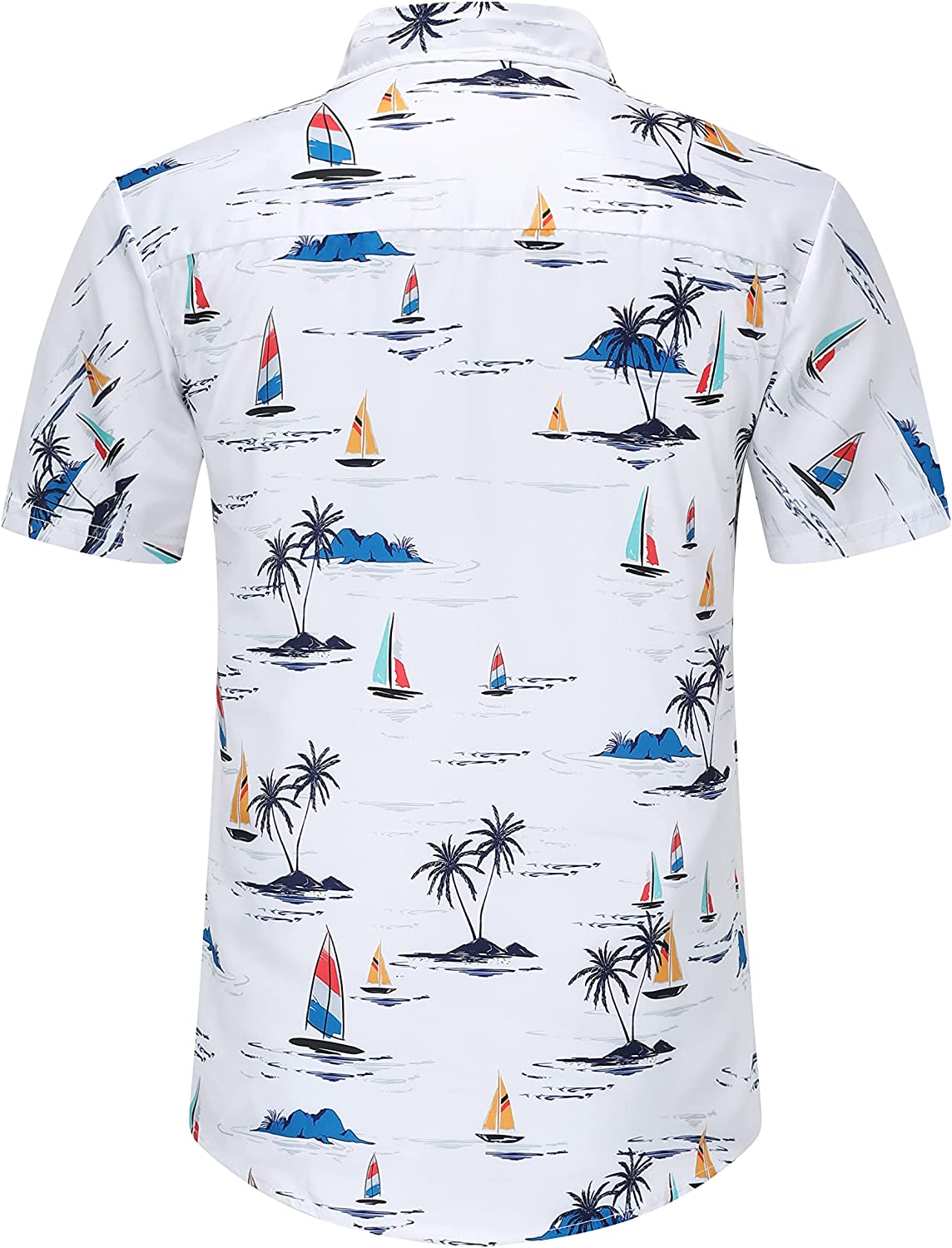 DOOPCCOR Hawaiian Shirt for Men Flower Casual Button Down Short Sleeve Hawaiian Shirt Suits