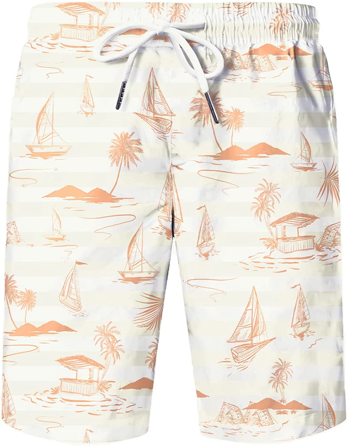 DOOPCCOR Hawaiian Shirt for Men Flower Casual Button Down Short Sleeve Hawaiian Shirt Suits