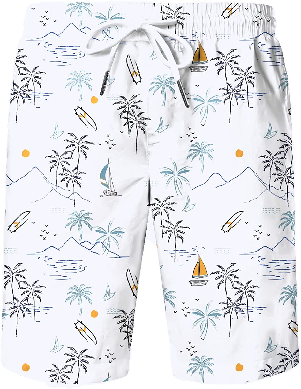 DOOPCCOR Hawaiian Shirt for Men Flower Casual Button Down Short Sleeve Hawaiian Shirt Suits
