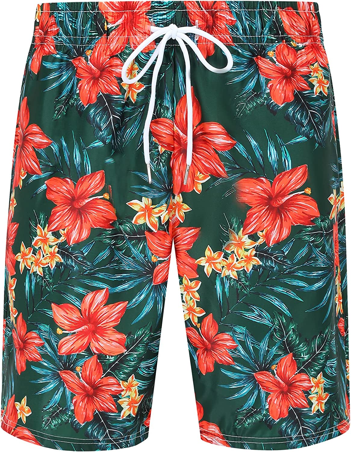 DOOPCCOR Hawaiian Shirt for Men Flower Casual Button Down Short Sleeve Hawaiian Shirt Suits