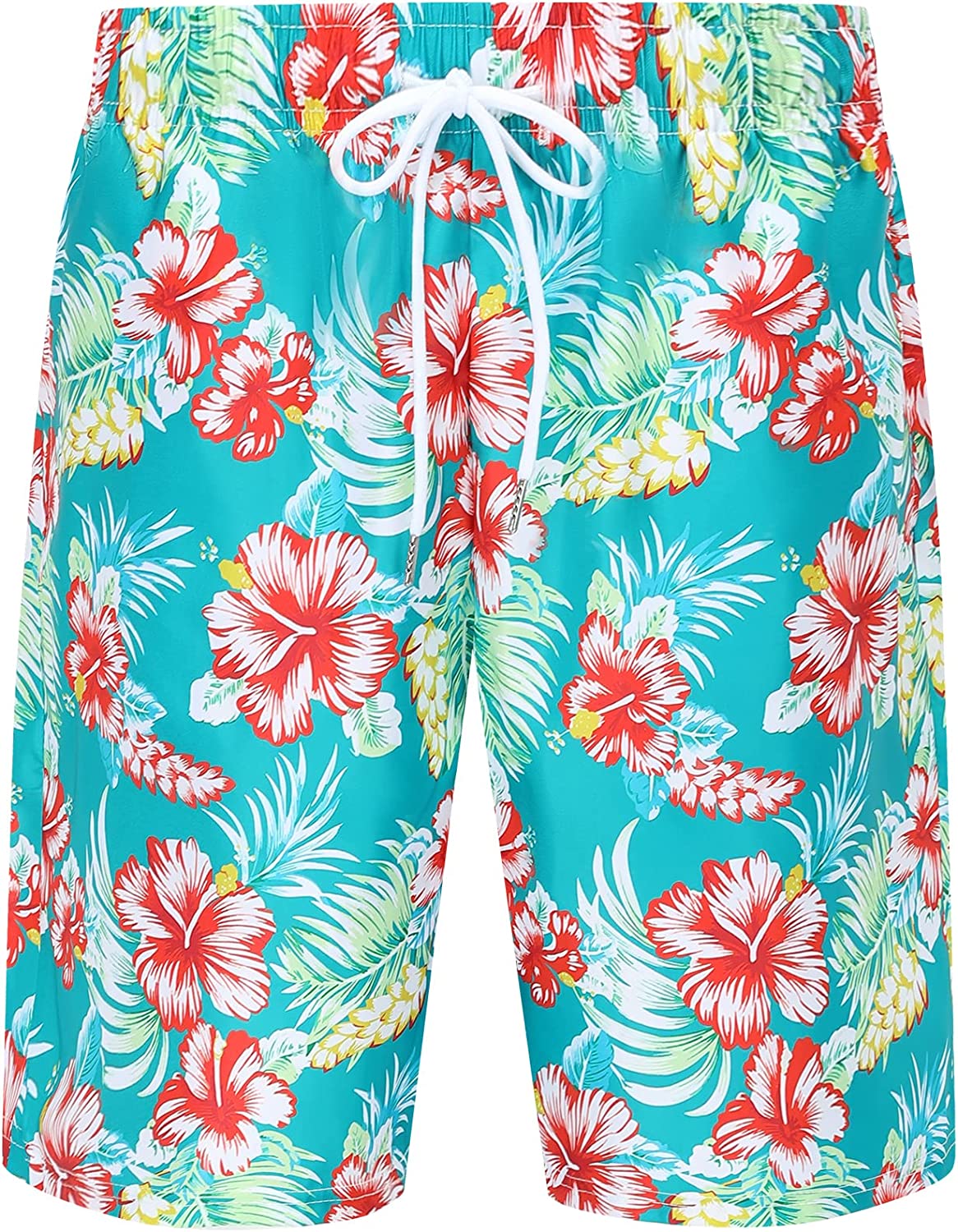 DOOPCCOR Hawaiian Shirt for Men Flower Casual Button Down Short Sleeve Hawaiian Shirt Suits