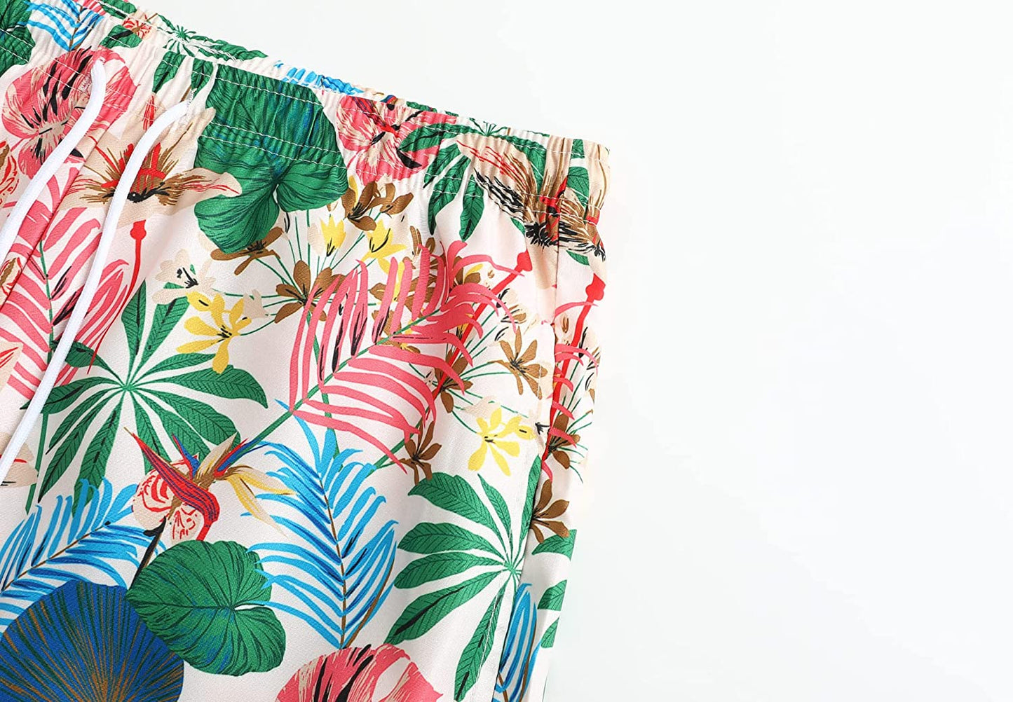 DOOPCCOR Mens Swimming Trunks Quick Dry Beach Hawaiian Shorts with Pockets