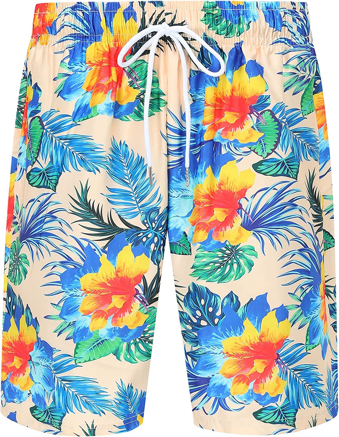 DOOPCCOR Hawaiian Shirt for Men Flower Casual Button Down Short Sleeve Hawaiian Shirt Suits