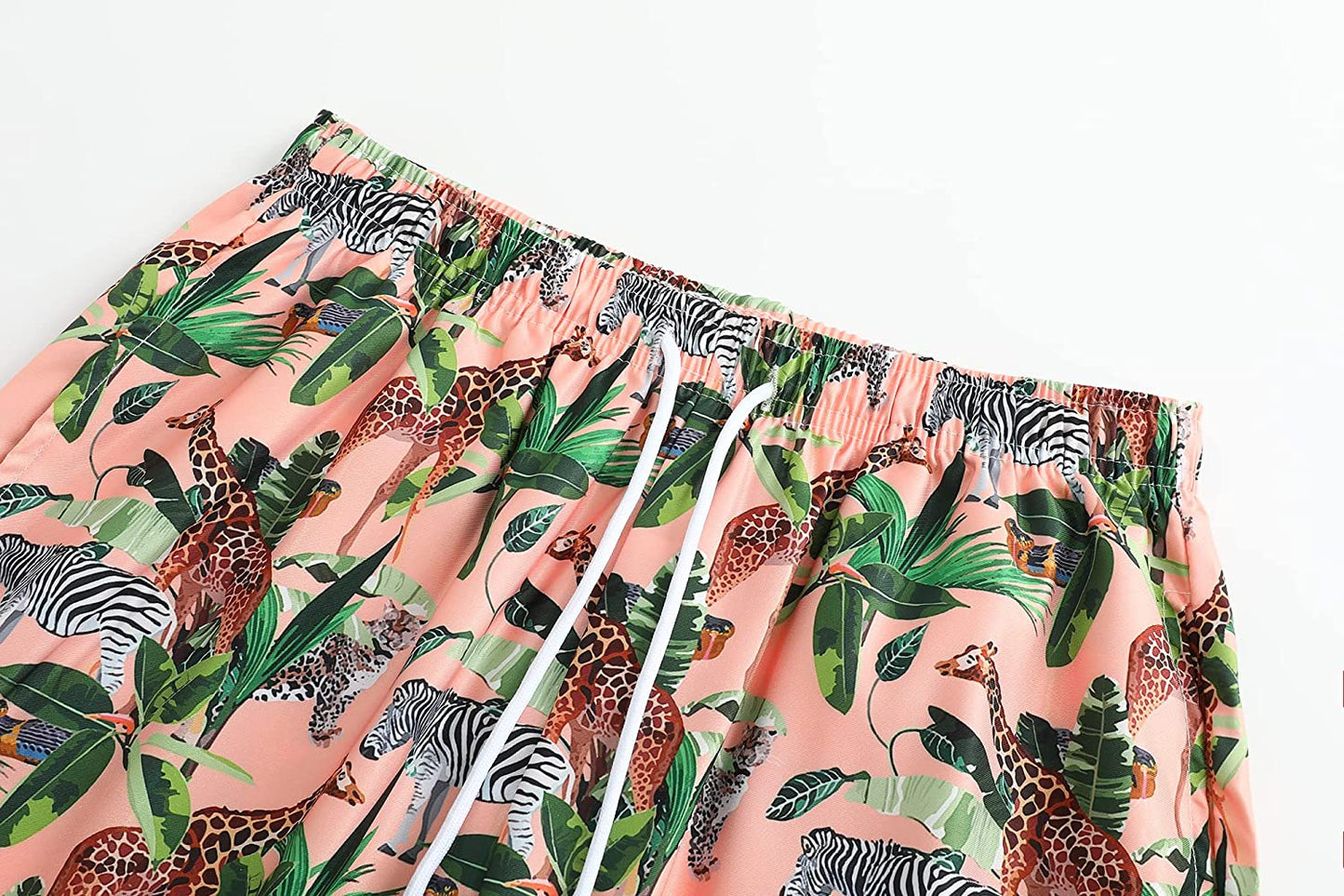 DOOPCCOR Mens Swimming Trunks Quick Dry Beach Hawaiian Shorts with Pockets