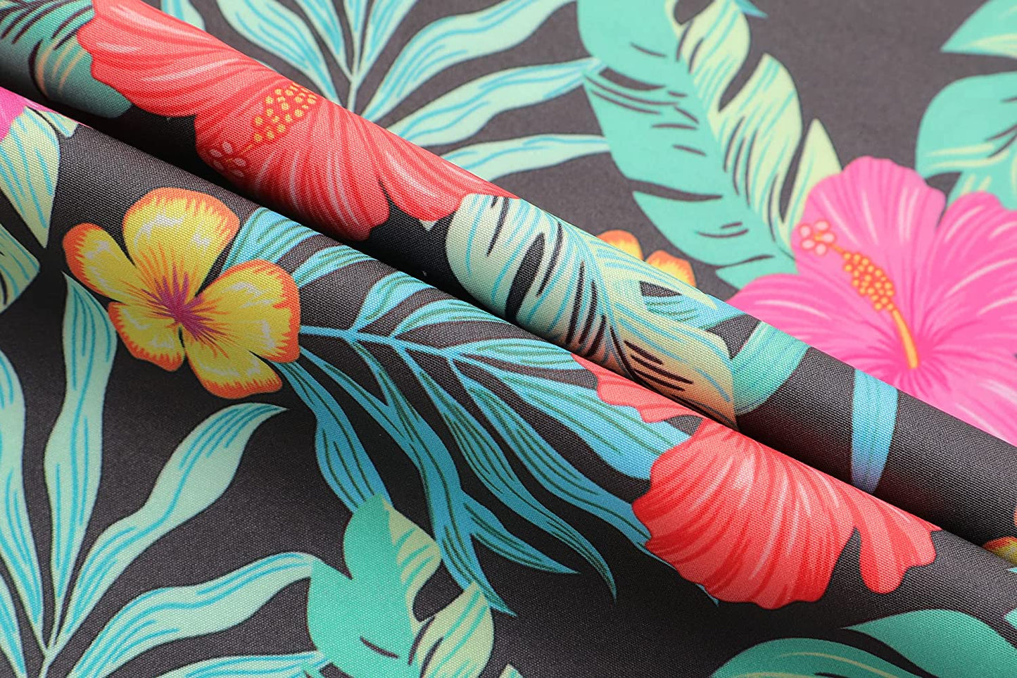 DOOPCCOR Hawaiian Shirt for Men Short Sleeves Printed Button Down Summer Beach Dress Shirts