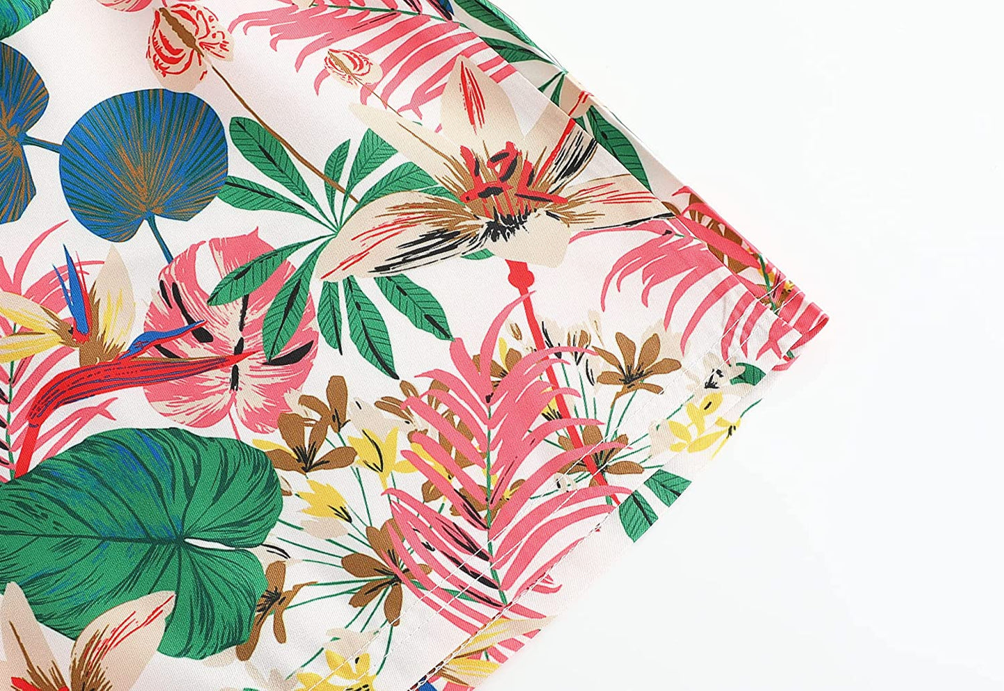 DOOPCCOR Mens Swimming Trunks Quick Dry Beach Hawaiian Shorts with Pockets