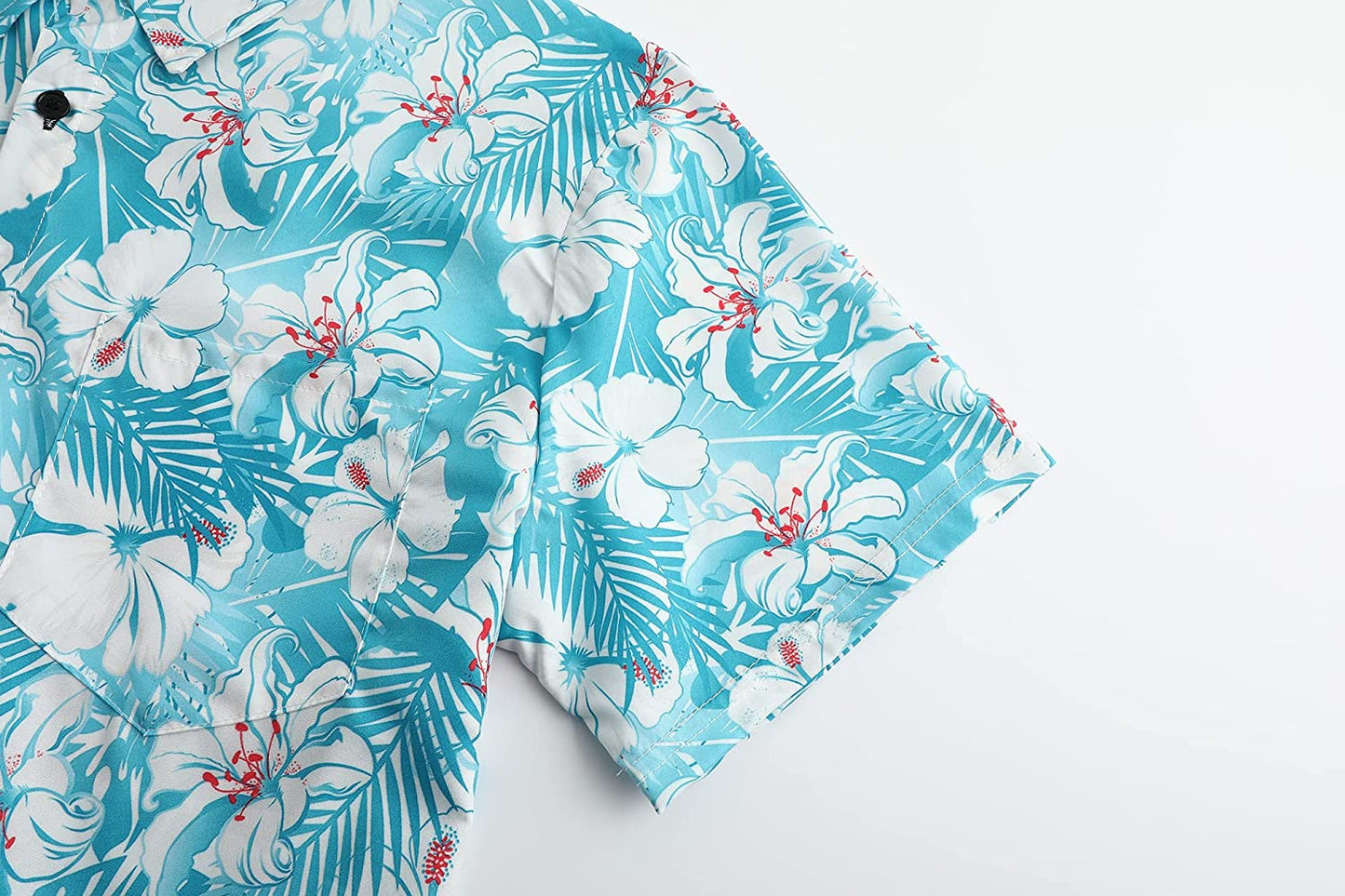 DOOPCCOR Hawaiian Shirt for Men Short Sleeves Printed Button Down Summer Beach Dress Shirts