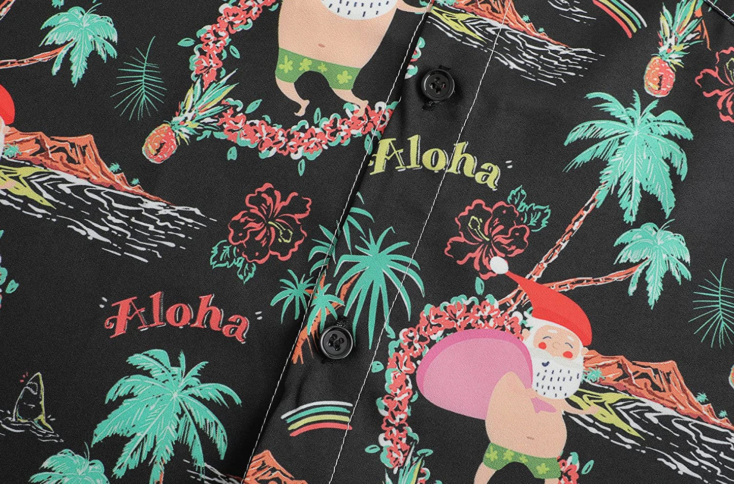 DOOPCCOR Christmas Button Up Hawaiian Shirt