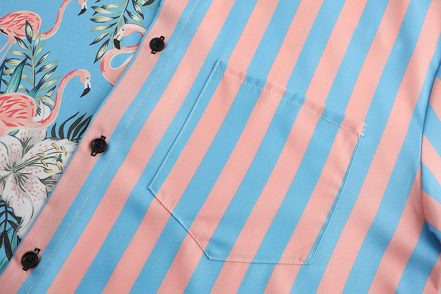 DOOPCCOR Hawaiian Shirt for Men Short Sleeves Printed Button Down Summer Beach Dress Shirts