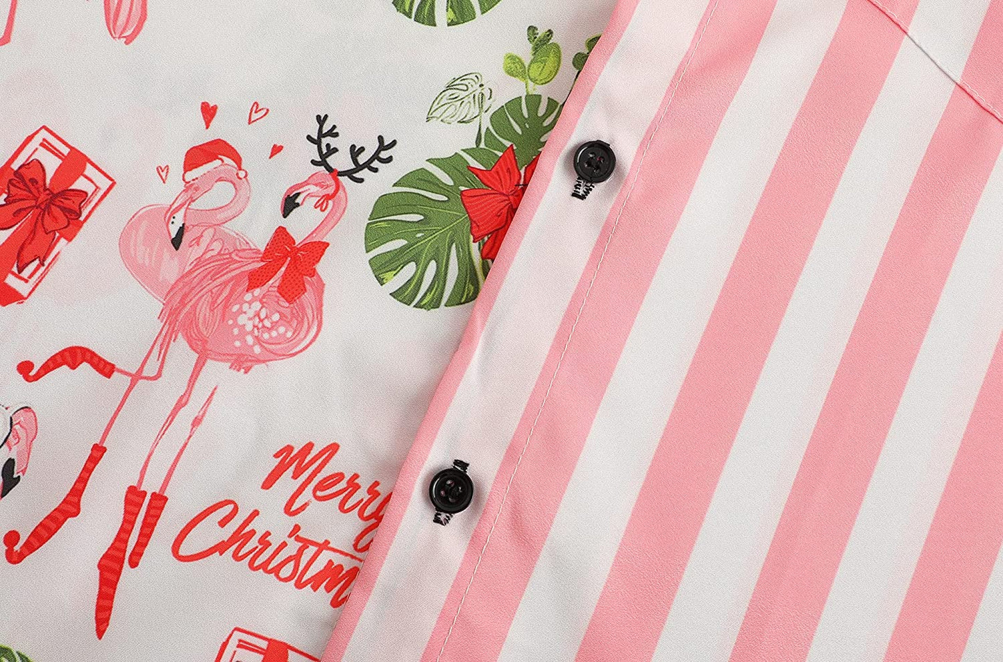 DOOPCCOR Christmas Button Up Hawaiian Shirt