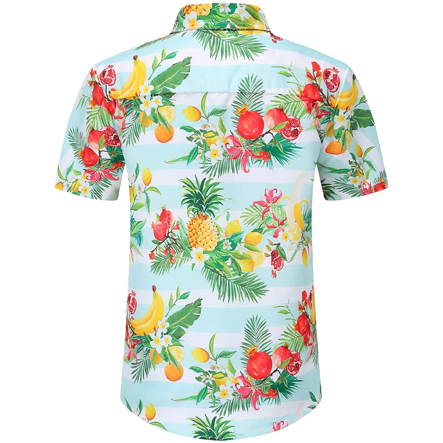 Doopccor Tropical Fruits Floral Hawaiian Shirt