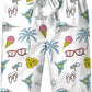 DOOPCCOR Hawaiian Shirt for Men Flower Casual Button Down Short Sleeve Hawaiian Shirt Suits