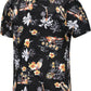 DOOPCCOR Hawaiian Shirt for Men Flower Casual Button Down Short Sleeve Hawaiian Shirt Suits