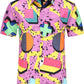 DOOPCCOR Hawaiian Shirt for Men Flower Casual Button Down Short Sleeve Hawaiian Shirt Suits