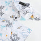 DOOPCCOR Hawaiian Shirt for Men Flower Casual Button Down Short Sleeve Hawaiian Shirt Suits