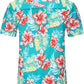 DOOPCCOR Hawaiian Shirt for Men Flower Casual Button Down Short Sleeve Hawaiian Shirt Suits