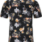 DOOPCCOR Hawaiian Shirt for Men Flower Casual Button Down Short Sleeve Hawaiian Shirt Suits