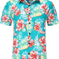 DOOPCCOR Hawaiian Shirt for Men Flower Casual Button Down Short Sleeve Hawaiian Shirt Suits