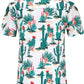 DOOPCCOR Hawaiian Shirt for Men Flower Casual Button Down Short Sleeve Hawaiian Shirt Suits