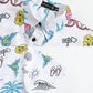 DOOPCCOR Hawaiian Shirt for Men Flower Casual Button Down Short Sleeve Hawaiian Shirt Suits