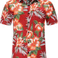 DOOPCCOR Hawaiian Shirt for Men Flower Casual Button Down Short Sleeve Hawaiian Shirt Suits
