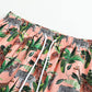 DOOPCCOR Mens Swimming Trunks Quick Dry Beach Hawaiian Shorts with Pockets