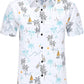 DOOPCCOR Hawaiian Shirt for Men Flower Casual Button Down Short Sleeve Hawaiian Shirt Suits