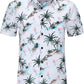 DOOPCCOR Hawaiian Shirt for Men Flower Casual Button Down Short Sleeve Hawaiian Shirt Suits
