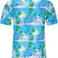 DOOPCCOR Hawaiian Shirt for Men Flower Casual Button Down Short Sleeve Hawaiian Shirt Suits