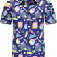 DOOPCCOR Hawaiian Shirt for Men Flower Casual Button Down Short Sleeve Hawaiian Shirt Suits