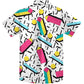 Doopccor 80s White Vintage Button-Down Shirts