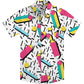 Doopccor 80s White Vintage Button-Down Shirts