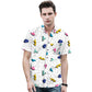Doopccor 80s White Vintage Button-Down Shirt